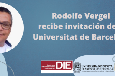 Rodolfo Vergel recibe invitación de la Universitat de Barcelona